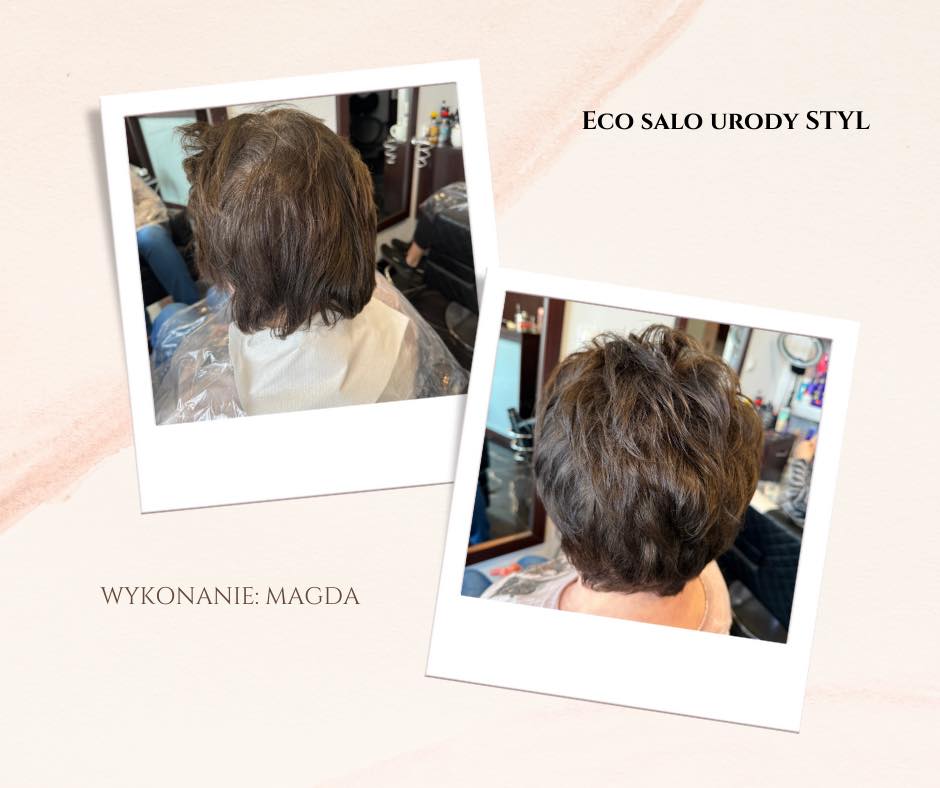 Odświeżenie koloru i strzyżenia, Koloryzacja Naprawcza, Eco Salon Urody Styl, Gdynia, Trójmiasto, Fryzjer