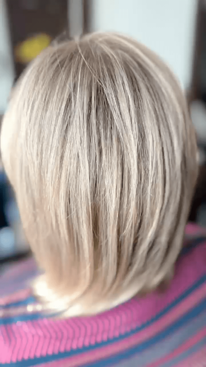 U klientki wykonałam air&nbsp;touch.