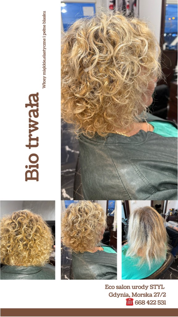 Bio Trwała, Biotrwała, Fryzjer Gdynia Trójmiasto Eco salon urody STYL, Salon Fryzjerski Gdynia, Salon Fryzjerski, Fryzjer Trójmiasto