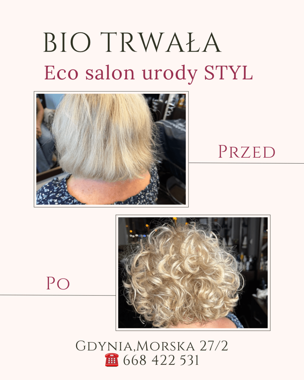✨ BIO TRWAŁA w Eco Salonie Urody STYL&nbsp;✨