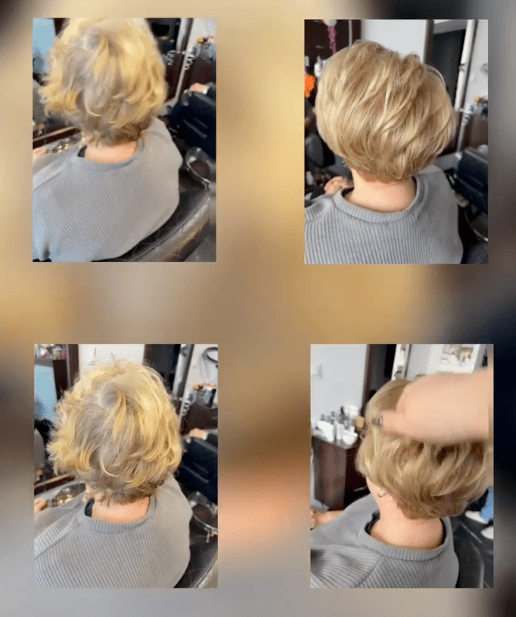 Klasyczna koloryzacja ze&nbsp;strzyżeniem.